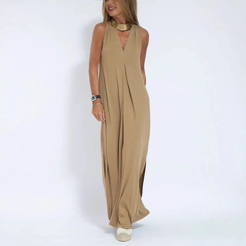 2023 New Solid Color V-Neck Pullover Dress Cardigan Jacket Women's Fashion Cross-Border Amazon Independent Site Clothing