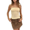 Xingqing Tube Tops Women y2k Clothing Solid Color Off Shoulder Strapless Sleeveless Bandeau 2000s Fairycore Clothes Streetwear
