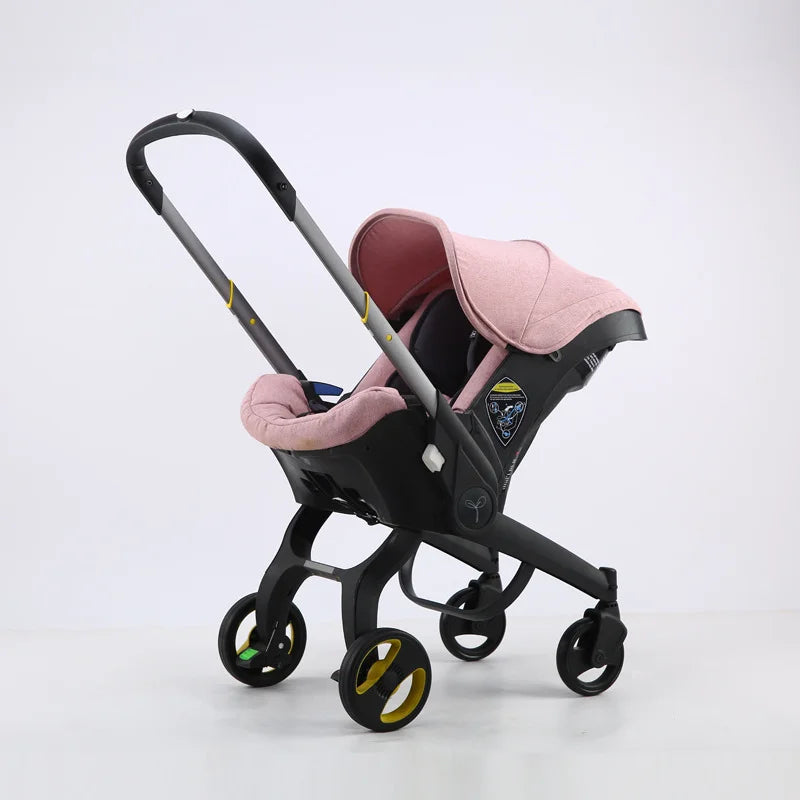 Baby Stroller 3 in 1 High Landscape Newborn Car Seat Stroller Infant Trolley Wagon Portable Baby Pushchair Cradle Travel System