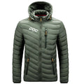 Men's Winter Thermal Jacket Moto Poc Cycling Hooded Warm Coat Outdoor Windbreaker Mountain Bike Cothing MTB Bicycle Down Jackets