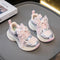 Children Sports Shoes 2025 New Spring Autumn Boys White Shoes Girls Breathable Mesh Casual Soft Sole Sneakers Kids Running Shoes
