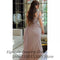 Blush Pink Mermaid Shinning Off Shoulder Evening Dress Wedding Long Luxury Sequin Formal Prom Dress Dubai Party Gown Customized