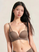 Musebree Women's Push Up Bra Ladies Girls Seamless Bra Sexy Beauty Back Wireless Bra Comfortable Breathable Bralette Women Bra