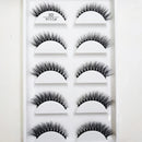 New 5 Pairs Natural 3D False Eyelashes Makeup Mink Eyelash Fake Eye Lashes Faux Cils Make Up Beauty Maquillaje Tools H13 Cat