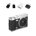 6K HD Digital Camera 2.4in IPS Display 8X Zoom 64MP Video Camera With Fill Light 4K Selfie Camera For Kids Students Teens 2025