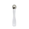 Face Lift Eye Massager Natural Jade Stone Steel Ball Beauty Tools Eye Cream Divided Scoop Massage Roller Silicone Makeup Stick