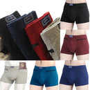 Men's Pockets Underwear Anti-Theft Briefs Boxer Panties Two Zippers Pockets Cotton Underpants Male Boxers Briefs Booty Shorts