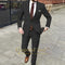 Men's Khaki Suit 2-piece Set - Swallowtail Suit Handsome Wedding Suit Men's British Style Custom Men's Suit Jacket Trousers