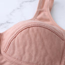 Comfortable Cotton Bras For Women Wireless Bra Front Closure Underwear Soft Lingerie Large Bust
