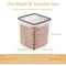 Cereal Container Food Storage Containers, Airtight Dry Food Storage Containers Set of 8 (2.5L/85oz) for Flour, Sugar, Cereal