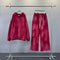Vintage Distressed Man Pants Y2k Mens Clothing Sweatpants Oversize Streetwear Winter Loose Women Baggy Pants Men Fleece Trousers