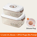 Vacuum Food Storage Box Fresh-Keeping Canister Sealed Storage Container Large Capacity Food Dispenser  Kitchen Storage Box