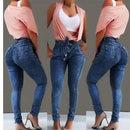 Creatively Designed Plus Size Trendy Cotton Women's Jeans Proxy Alliance Summer 2024 Street Style Cross-Border Goods In Stock