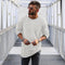 2023 Spring Men's Casual Solid Color Fashion Knitted Shirt O Neck Long Sleeve Knit Pullover Loose Soft Sweater Coats Men Tops