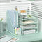Office desktop file rack metal bookstand Multi-function integrated storage rack Office supplies folder storage box Multi-layer