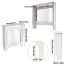 S M L XL Extra Tall 92CM Radiator Cover MDF Cabinet Grill Shelf Fence Panel Barrier