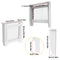 S M L XL Extra Tall 92CM Radiator Cover MDF Cabinet Grill Shelf Fence Panel Barrier