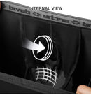 DAVID ARCHY Mens Underwear Modal Pouches Boxer Briefs with Fly Soft Breathable Dual Pouch Mens Boxers Fitness Sweatpants Quick