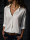 Casual Long Sleeve Solid Shirt Luxury Women's Blouses Elegant Korean Clothing Oversized Chiffon Tops Streetwear Loose Tunis