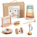 Children Montessori Instruments Toys Wooden Parent-child Interaction Puzzle Early Education Sound Cognition Music Festival Gifts