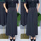 Elegant High-End Southeast Asian Cross-Border Thin Skirt Women's Loose-Fit Medium-Age Mother Bell Bottoms Anti-Wrinkle
