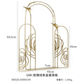 New jewelry display stand Jewelry props black metal window set necklace ring jewelry storage display rack