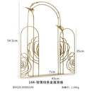 New jewelry display stand Jewelry props black metal window set necklace ring jewelry storage display rack