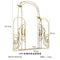 New jewelry display stand Jewelry props black metal window set necklace ring jewelry storage display rack