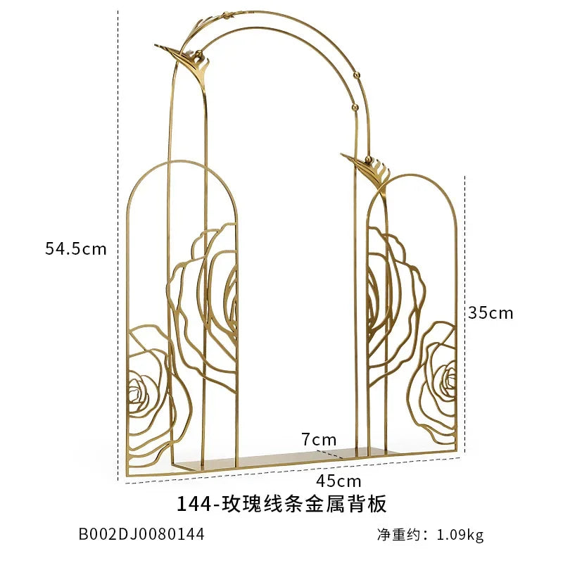 New jewelry display stand Jewelry props black metal window set necklace ring jewelry storage display rack
