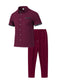 Summer new men's short-sleeved long pants suit 2025 sport and casual men's style for teenagers two-piece set