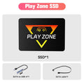 PlayZone 1TB Portable External Game SSD Handheld Game Console For Xbox/PS4/PS3/PS2/Switch Built-in 16000 Games For Win PC/Laptop