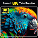 TV98 PRO ATV H313 Android TV Box 14.0 8K Quad Core 2.4G 5G Dual WiFi Voice Remote BT Media Player Set Top Box Android Box