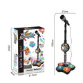 Kids Microphone with Stand Karaoke Mic Speaker with Lights Music Instrument Toys Singing Machine Birthday Gift for Girl Boy