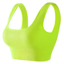 Seamless Knitted Sports Fitness Yoga Bra and Underwear
