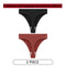 CINOON 2Pcs/Lot Women Sexy 5 Color Panties Low-waist Comfort Underwear G String Thong Breathable Lingerie Temptation Intimates