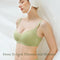 SUJIIN Wireless Bra for Big Breasts Women Push Up Full-Coverage Large Size Bra Ladies Seamless Comfort Smoothing Bralettes MX313
