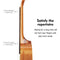 Miwayer Soprano Ukulele Solid Mahogany 21 Inch Ukelele Beginner Kit with Gig Bag Digital Tuner Capo Ukelele Set Christmas Gift