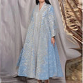 Spring Summer New Style Women's Clothing Amazon Printed Breathable Long Sleeve Loose-fit Dress Middle East Long Kaftan