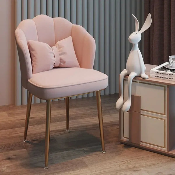 Simple Dining Room Chair Home Light Luxury Stool Backrest Girl Internet Celebrity Bedroom Dressing Table Makeup Chair