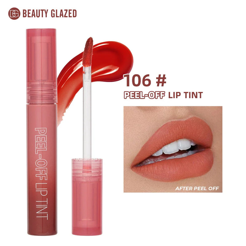 6 Color Peel Off Liquid Lipstick Waterproof Long Lasting Tear Amazing Lip Gloss Women Sexy Makeup Tear Pull Lips Mask Cosmetic