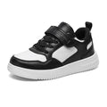 Waterproof Eva Outsole Children's White Sneakers Boys Small White Shoes School Campus Shoes Leather Surface Children's