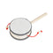 4 Inch Hand Shake Wooden Black Side Drum Orff Musical Instrument Rattle Childhood Classic Traditional Rattle Children Gifts Toys