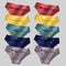 Giczi 10PCS/Set Seamless Women's Panties Solid Color Silk Satin Underwear Breathable Comfortable Briefs Sexy Lingerie Cozy Panty