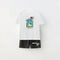 2025 Summer Kids Sets Disney Stitch Printed Tops Tee Shirts For Boys Casual Pullover Clothes Casual Two Piece Suit Child Sets