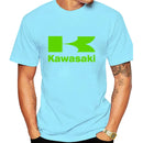 Kawasaki Logo Motorcycle Men Summer T-shirt 100% Cotton Women Tee Shirts 2024 New Fashion Short Sleeve Sport Male Clothing Tops