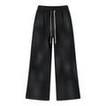 Vintage Distressed Man Pants Y2k Mens Clothing Sweatpants Oversize Streetwear Winter Loose Women Baggy Pants Men Fleece Trousers