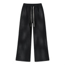 Vintage Distressed Man Pants Y2k Mens Clothing Sweatpants Oversize Streetwear Winter Loose Women Baggy Pants Men Fleece Trousers
