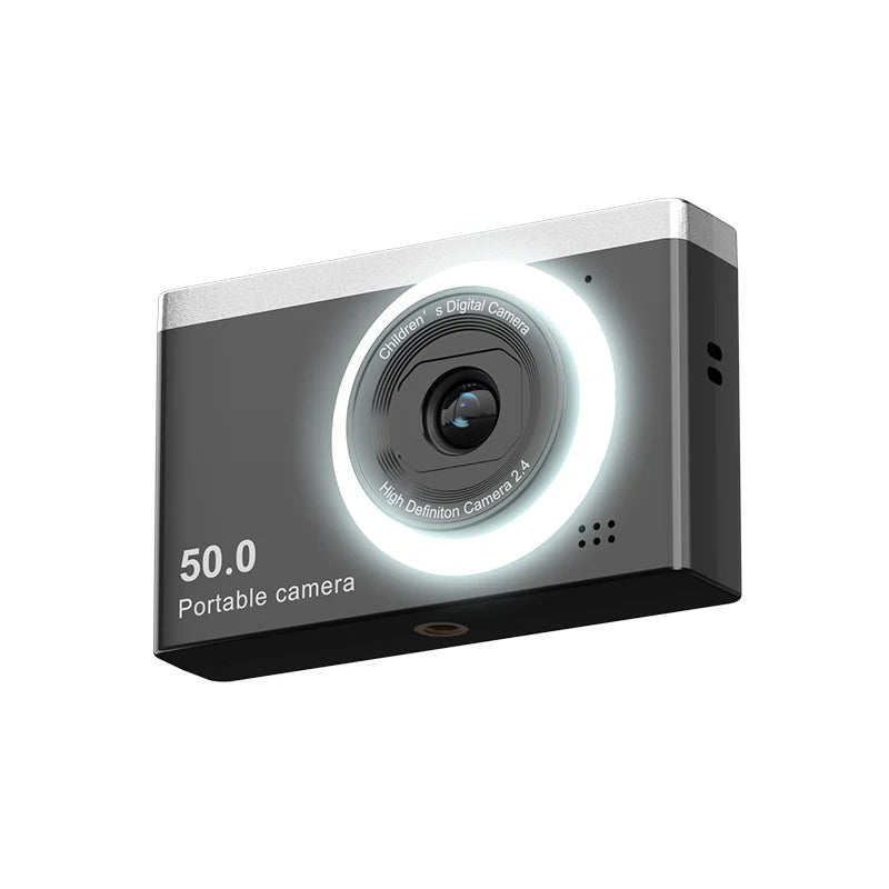 Digital Camera Travel Selfie Camara 2.4inch Screen 8X Zoom Digital Camera Kids Campus Selfie Mini Retro Cam with Fill Light