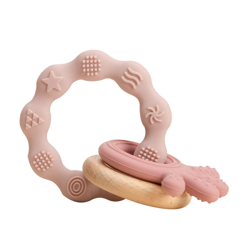 1PC Wooden Baby Rattles Toy Rotating Animal Shaped Matching Blocks Toy Baby Exercise Coordination Puzzle Montessori Toy Kid Gift