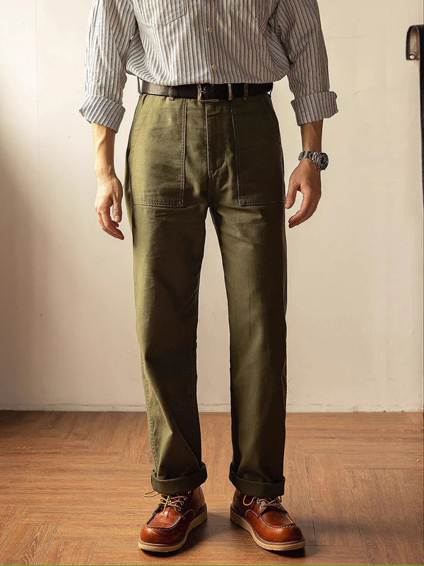 Red Tornado OG-107 Pants Straight Fit Men's Military Style Work Trousers Army Green